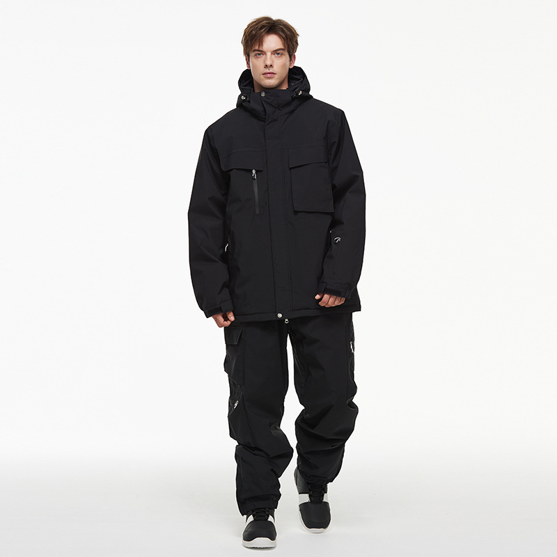 Unisex slēpošanas kombinezons komplekts, ūdensnecaurlaidīgs, silts (elpojošs, vēja izturīgs, nodiluma izturīgs)