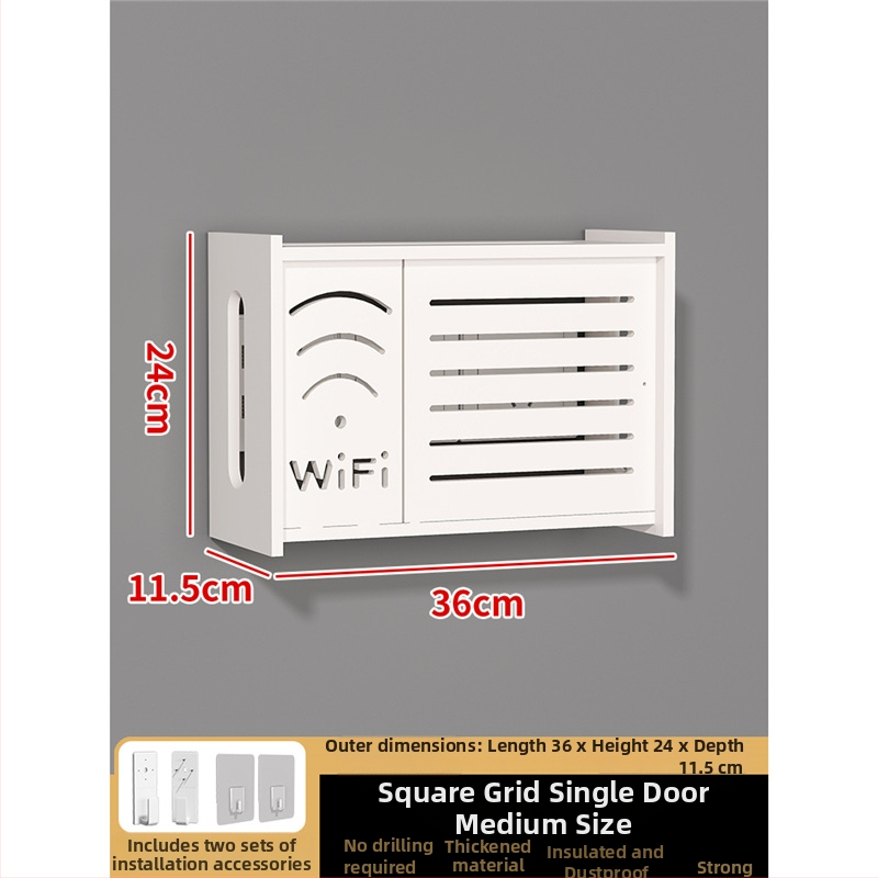 Sieninė lizdo dekoratyvinė dėžutė – be rėmo; rėmas: medžio-plastiko plokštė; šerdis: medžio-plastiko plokštė; erdvė: svetainė, miegamasis, studija, restoranas, įėjimas; stilius: šiuolaikinis minimalistinis