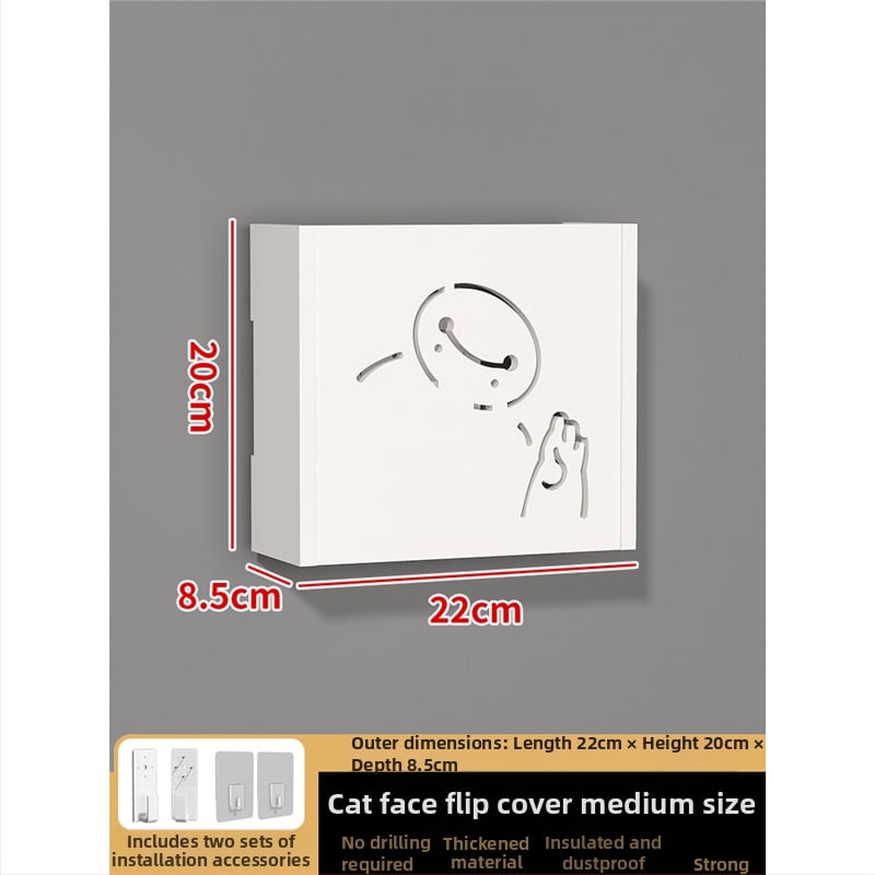 Sieninė lizdo dekoratyvinė dėžutė – be rėmo; rėmas: medžio-plastiko plokštė; šerdis: medžio-plastiko plokštė; erdvė: svetainė, miegamasis, studija, restoranas, įėjimas; stilius: šiuolaikinis minimalistinis