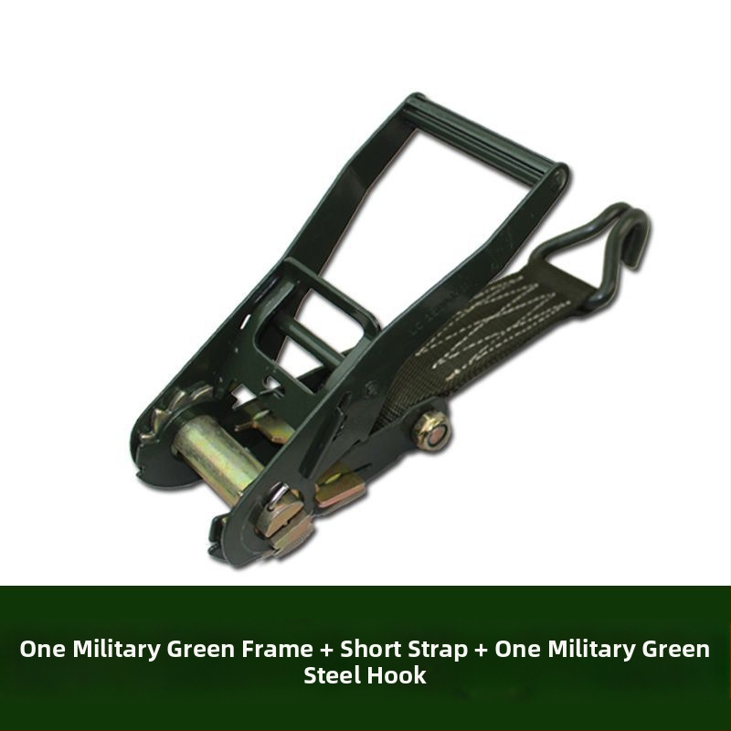 Sunkvežimio krovinio prisirišimo diržas su ratchet įtempikliu, plokščias diržas, storesnis įtempiklis, 5 t talpa