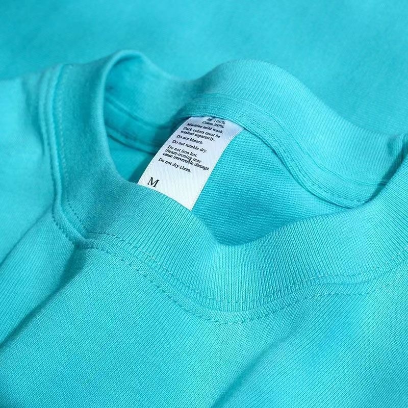 320 g teški američki pamuk kratkih rukava, unisex, jednobojan, opuštena silueta, svakodnevna upotreba, plus veličina