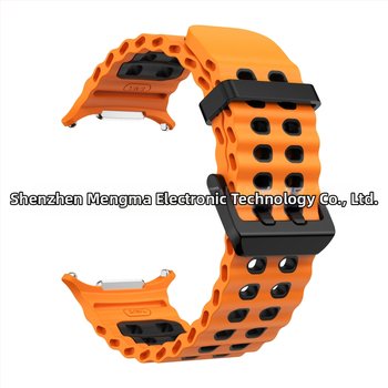 Silikónový športový remienok pre Samsung Galaxy Watch7 Ultra, s kolíkovou sponou, hmotnosť približne 29 g, prispôsobiteľná veľkosť rozhrania