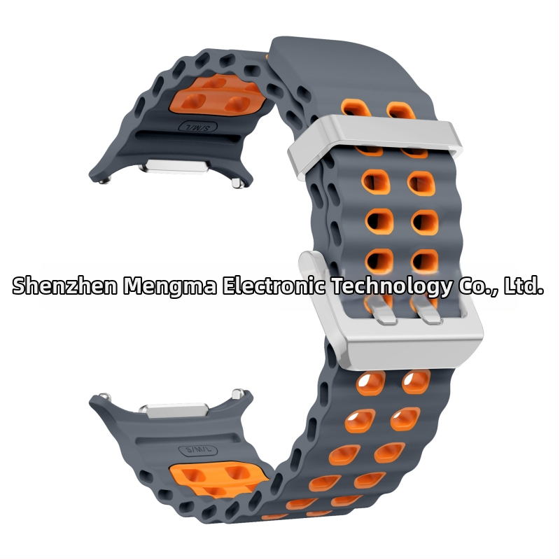 Silikónový športový remienok pre Samsung Galaxy Watch7 Ultra, s kolíkovou sponou, hmotnosť približne 29 g, prispôsobiteľná veľkosť rozhrania