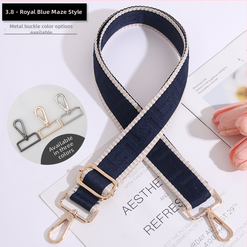 Podesivi remen za torbu, prugasti, produžen, široki remen za crossbody