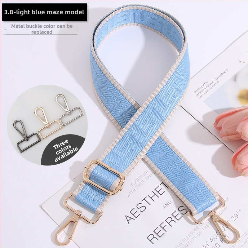 Podesivi remen za torbu, prugasti, produžen, široki remen za crossbody