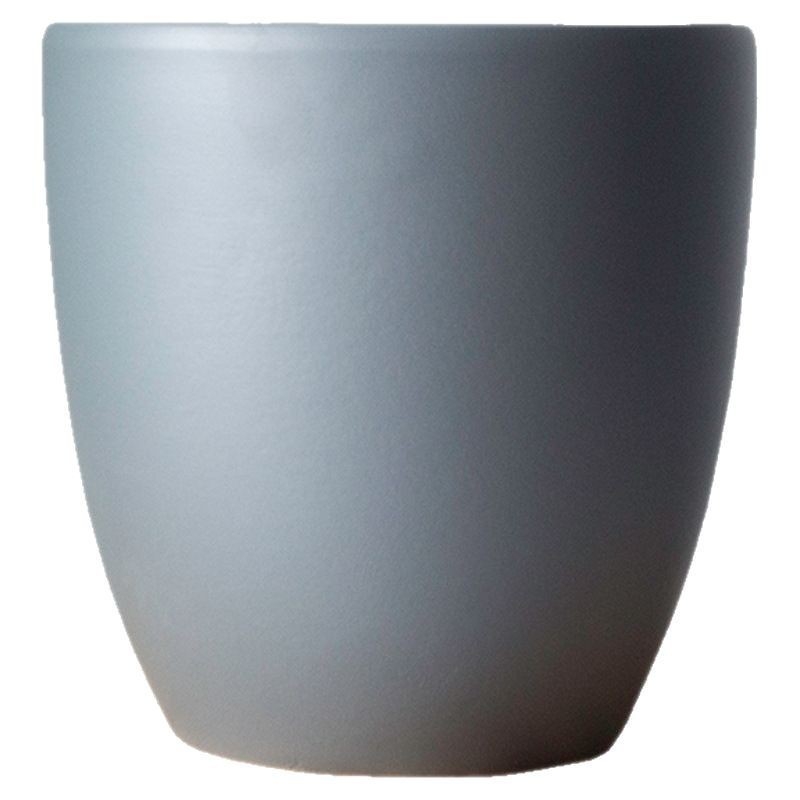 Keramiskais puķu pods Extra Large, Melns–Balts, Stāvošs uz grīdas, Vienkāršs stils, Mājas dārzkopība