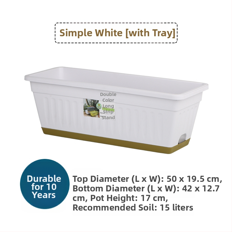 Puķu pods no sveķiem, korozijizturīgs, uz grīdas stāvošs, mājas dārzkopībai