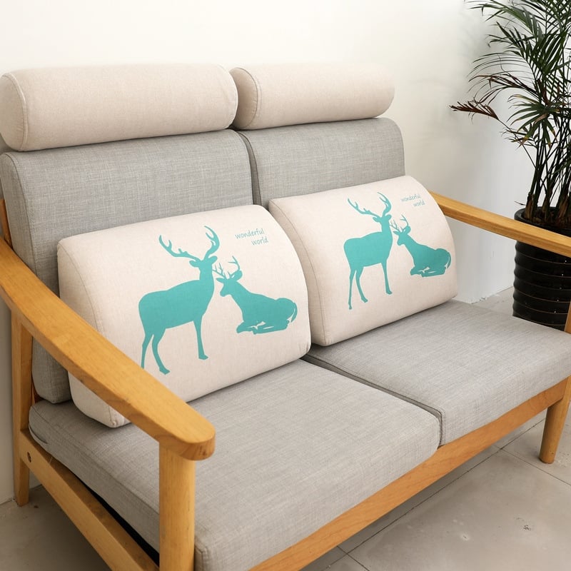 Kanapé háttámla párna, töltet: magas sűrűségű hab és memóriahab, huzat: pamut- és lenanyag, egyszínű minta, modern minimalist stílus, testre szabható