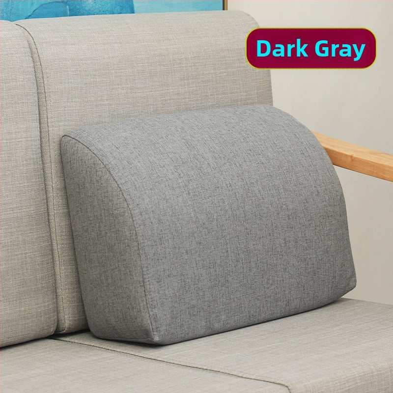 Kanapé háttámla párna, töltet: magas sűrűségű hab és memóriahab, huzat: pamut- és lenanyag, egyszínű minta, modern minimalist stílus, testre szabható