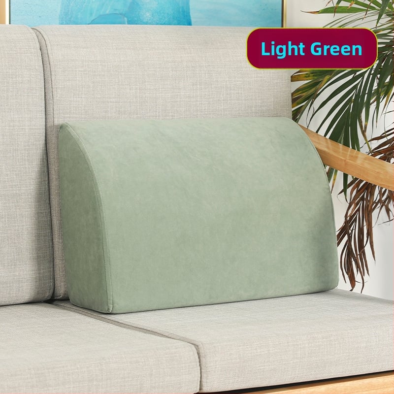 Kanapé háttámla párna, töltet: magas sűrűségű hab és memóriahab, huzat: pamut- és lenanyag, egyszínű minta, modern minimalist stílus, testre szabható