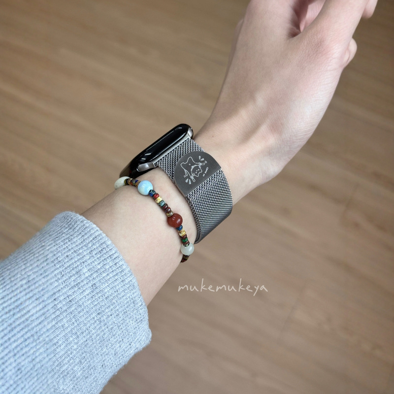 Metal Milanese narukvica za Apple Watch 10/9/8 — prozračna, minimalistička i elegantna za žene