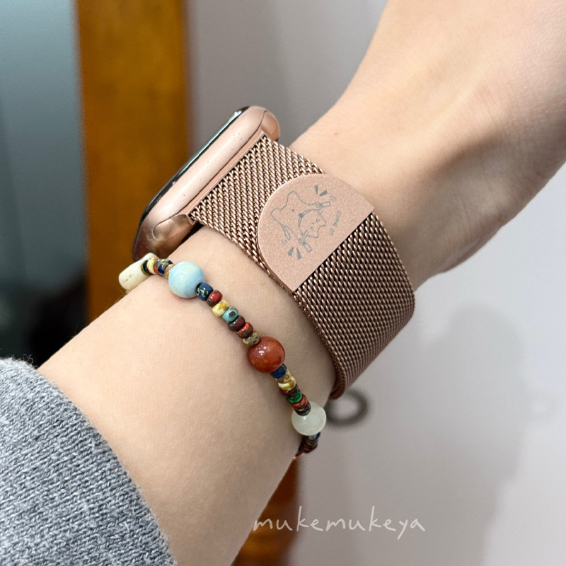 Metal Milanese narukvica za Apple Watch 10/9/8 — prozračna, minimalistička i elegantna za žene