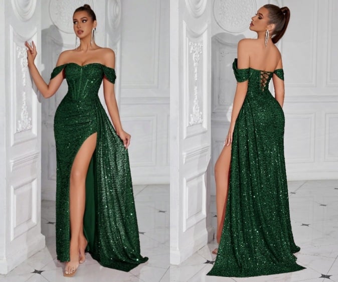 Paillettidega õhtukleit tub-top stiil, pikk, kitsas lõige, varrukateta, tõmblukk