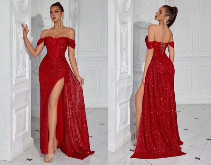 Paillettidega õhtukleit tub-top stiil, pikk, kitsas lõige, varrukateta, tõmblukk