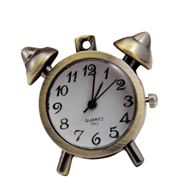 Võtmehoidja koos mini taskukellaga, karikatuurstiilis, kvartsliikumine, metallkorpus, analoogne ekraan, klaas