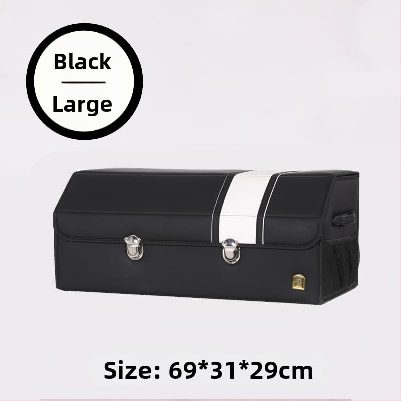 Odinė sulankstoma automobilio bagažinės laikymo dėžė – atspari vandeniui, su rankena