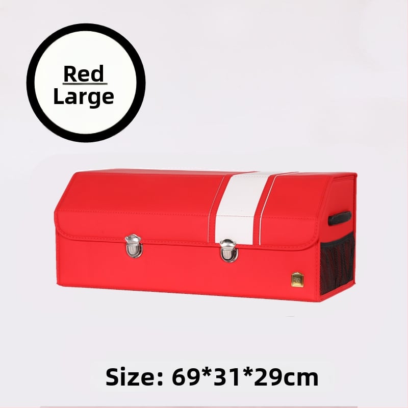 Odinė sulankstoma automobilio bagažinės laikymo dėžė – atspari vandeniui, su rankena