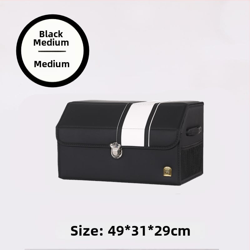 Odinė sulankstoma automobilio bagažinės laikymo dėžė – atspari vandeniui, su rankena