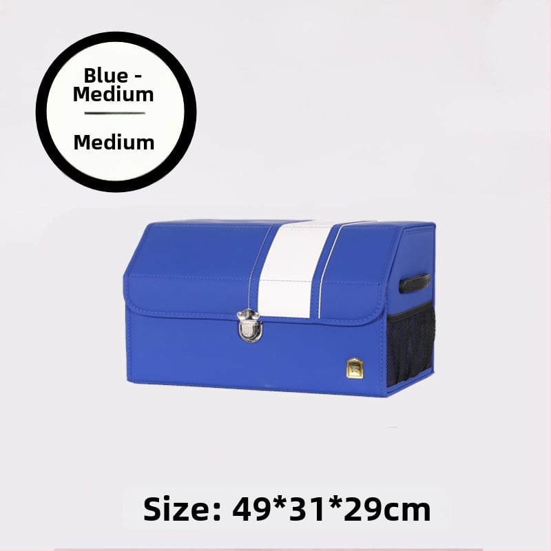 Odinė sulankstoma automobilio bagažinės laikymo dėžė – atspari vandeniui, su rankena