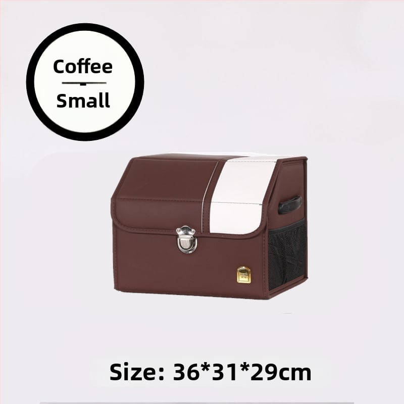 Odinė sulankstoma automobilio bagažinės laikymo dėžė – atspari vandeniui, su rankena