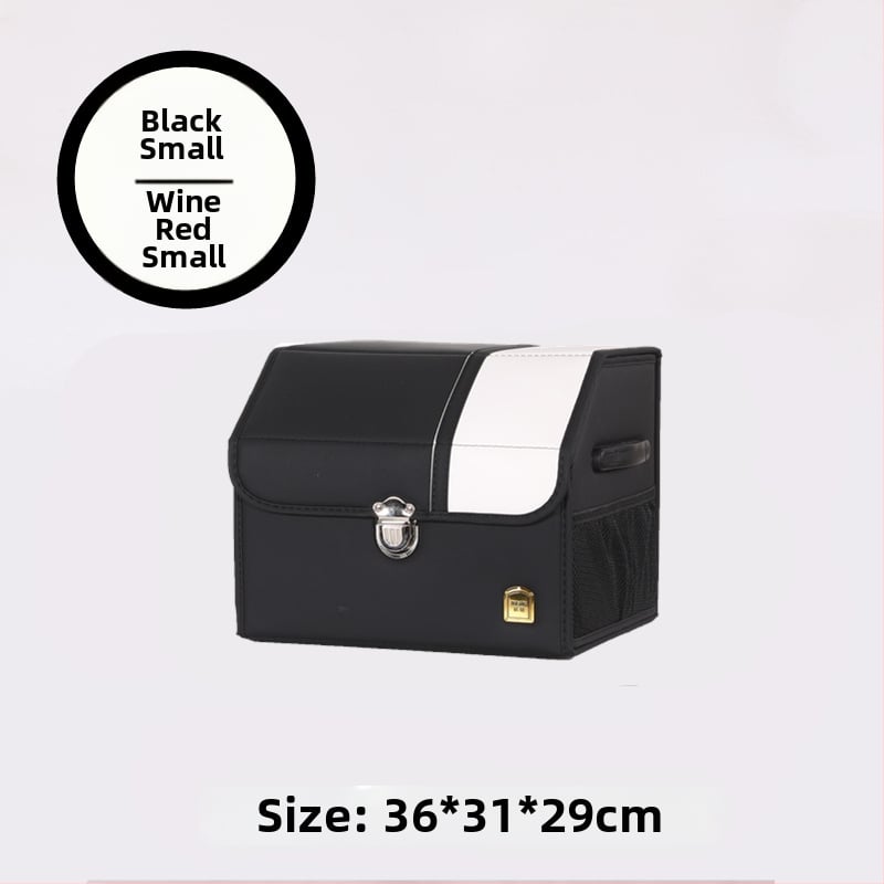 Odinė sulankstoma automobilio bagažinės laikymo dėžė – atspari vandeniui, su rankena