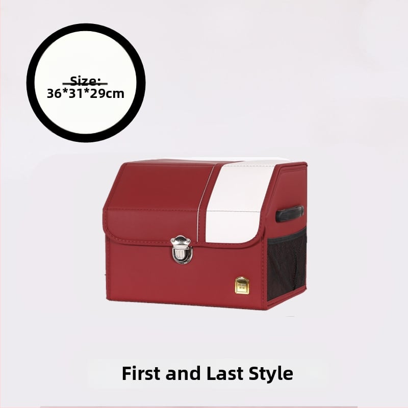 Odinė sulankstoma automobilio bagažinės laikymo dėžė – atspari vandeniui, su rankena