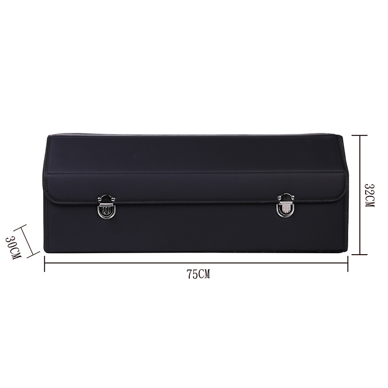 Odinė sulankstoma automobilio bagažinės laikymo dėžė – atspari vandeniui, su rankena