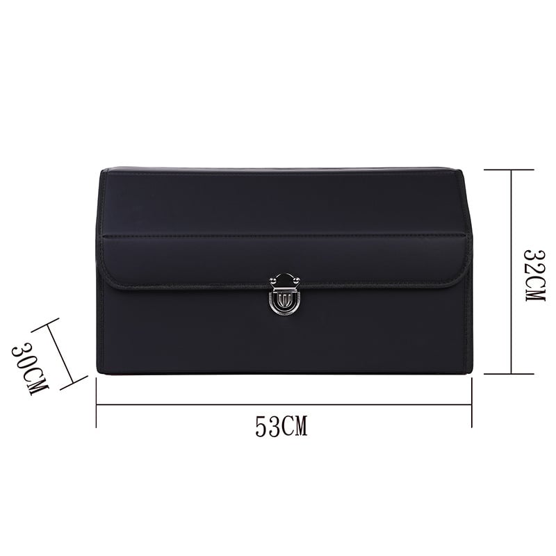 Odinė sulankstoma automobilio bagažinės laikymo dėžė – atspari vandeniui, su rankena