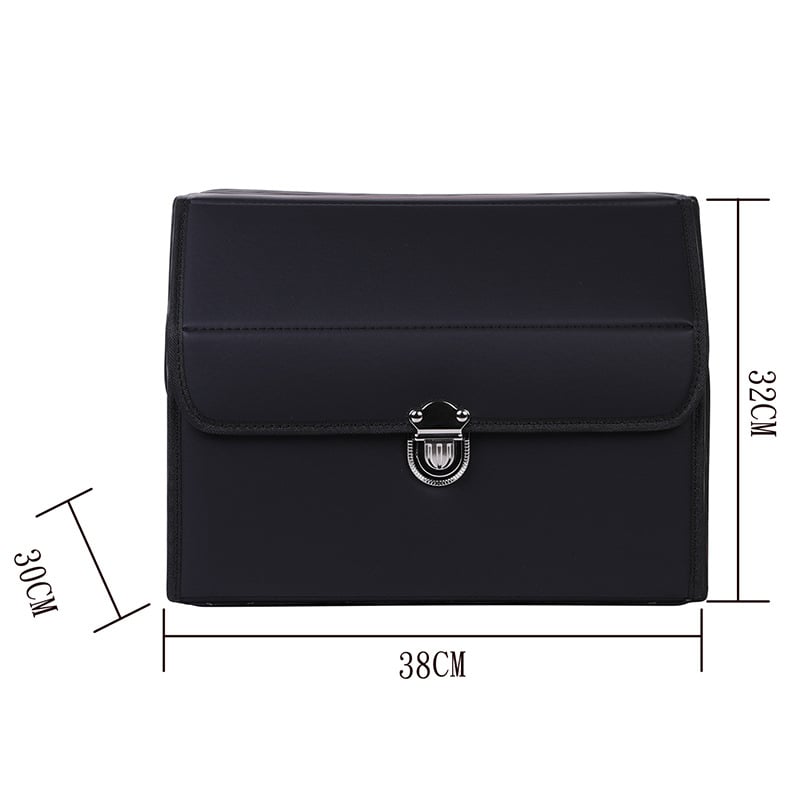 Odinė sulankstoma automobilio bagažinės laikymo dėžė – atspari vandeniui, su rankena