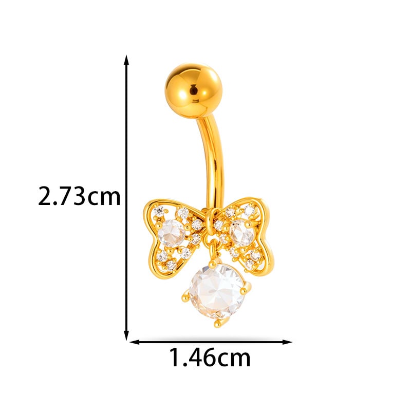 Пъпно бижу - сърцевидна форма, диамантено обработено, метал, винтидж стил, унисекс