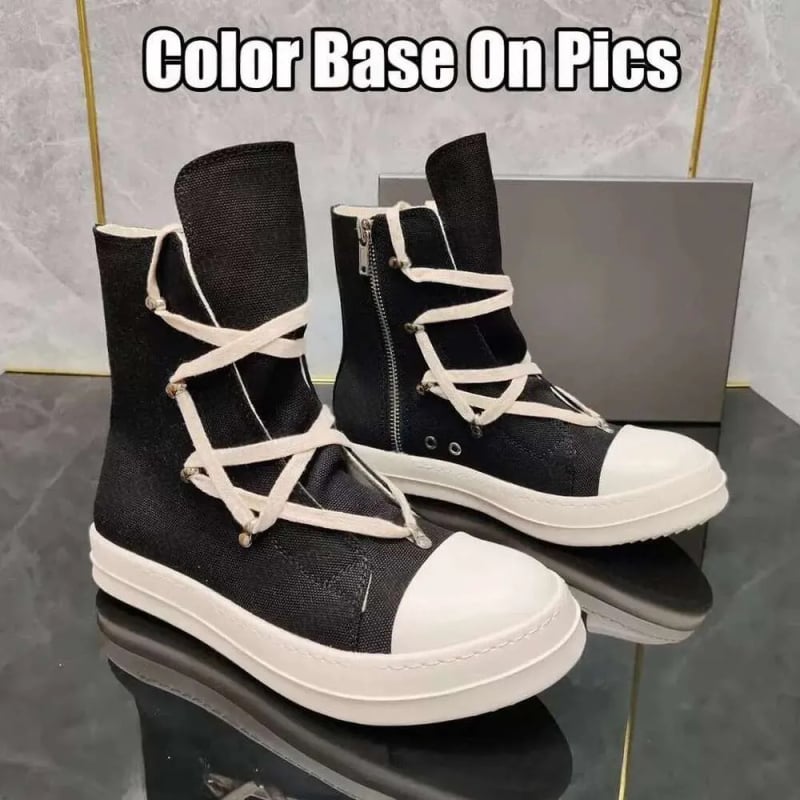 Дамски високи кецове с дебела подметка, набук кожа горна част, заострен нос, кожена подметка, нисък ток 1–3 см