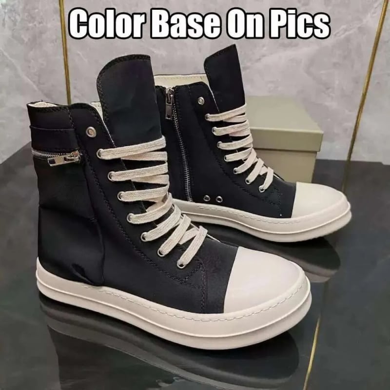 Дамски високи кецове с дебела подметка, набук кожа горна част, заострен нос, кожена подметка, нисък ток 1–3 см