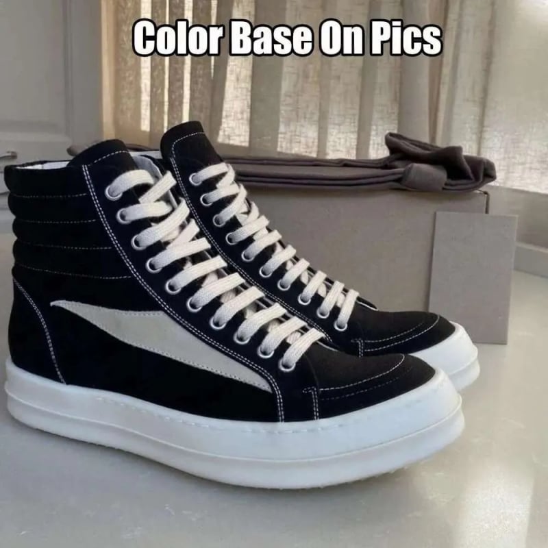 Дамски високи кецове с дебела подметка, набук кожа горна част, заострен нос, кожена подметка, нисък ток 1–3 см