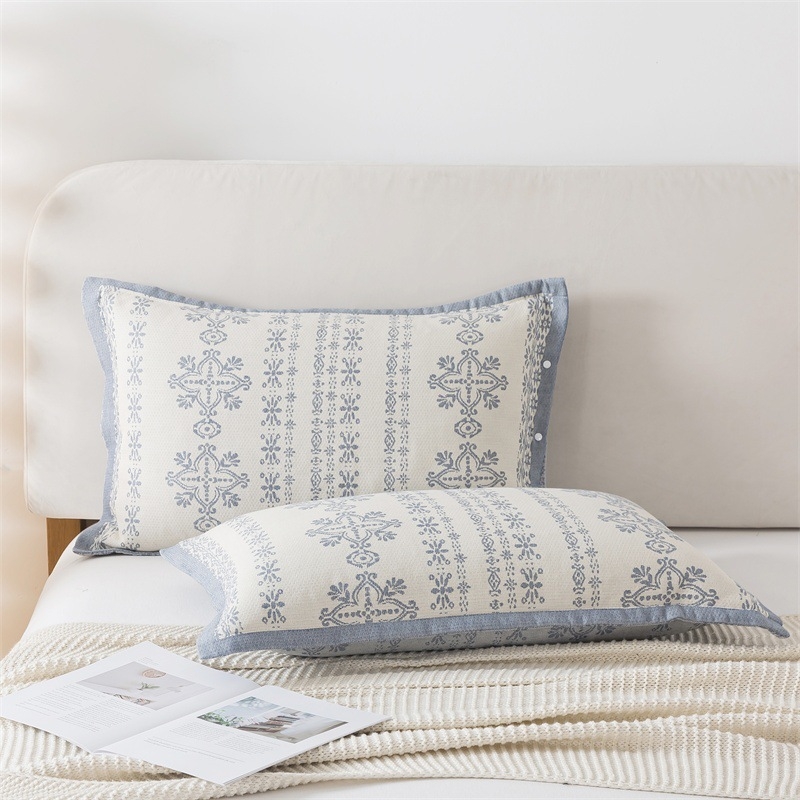 Jastučnica, 100% pamuk, jacquard tkanina bojana vlaknima, moderan minimalistički stil, 40-count tkanina