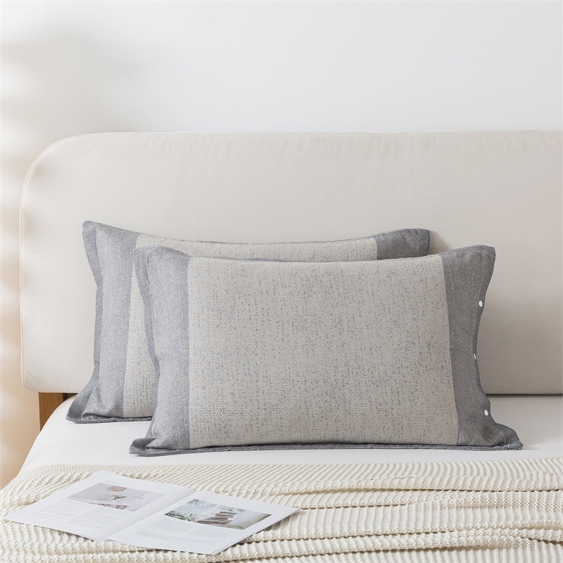 Jastučnica, 100% pamuk, jacquard tkanina bojana vlaknima, moderan minimalistički stil, 40-count tkanina