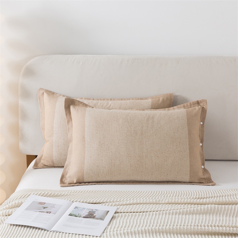 Jastučnica, 100% pamuk, jacquard tkanina bojana vlaknima, moderan minimalistički stil, 40-count tkanina