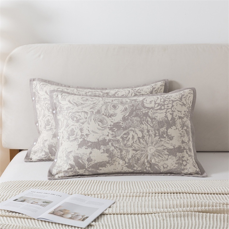 Jastučnica, 100% pamuk, jacquard tkanina bojana vlaknima, moderan minimalistički stil, 40-count tkanina
