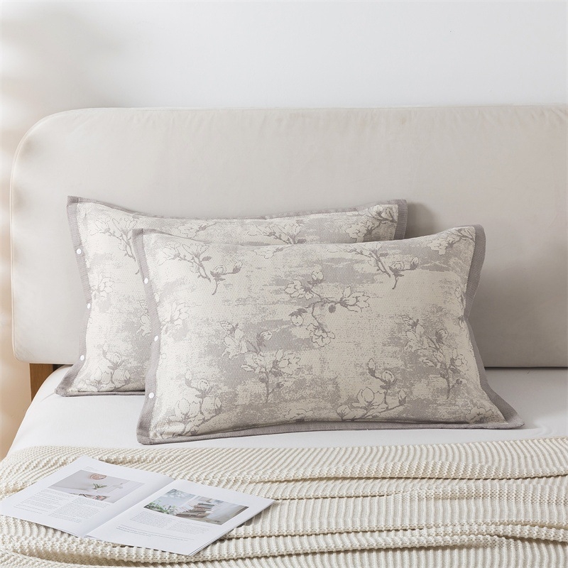 Jastučnica, 100% pamuk, jacquard tkanina bojana vlaknima, moderan minimalistički stil, 40-count tkanina