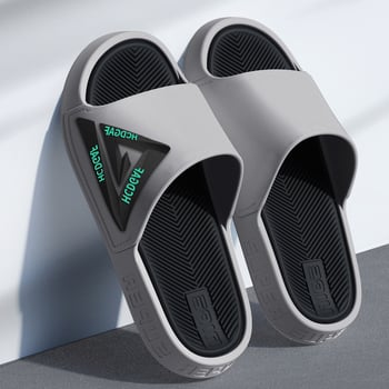 Vyrams skirti lauko šlepetės: PVC viršus, PVC padas, įpurškimo liejimo konstrukcija, 2024 vasara, Outdoor serija