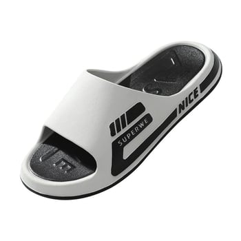 Vyrams skirti lauko šlepetės: PVC viršus, PVC padas, įpurškimo liejimo konstrukcija, 2024 vasara, Outdoor serija