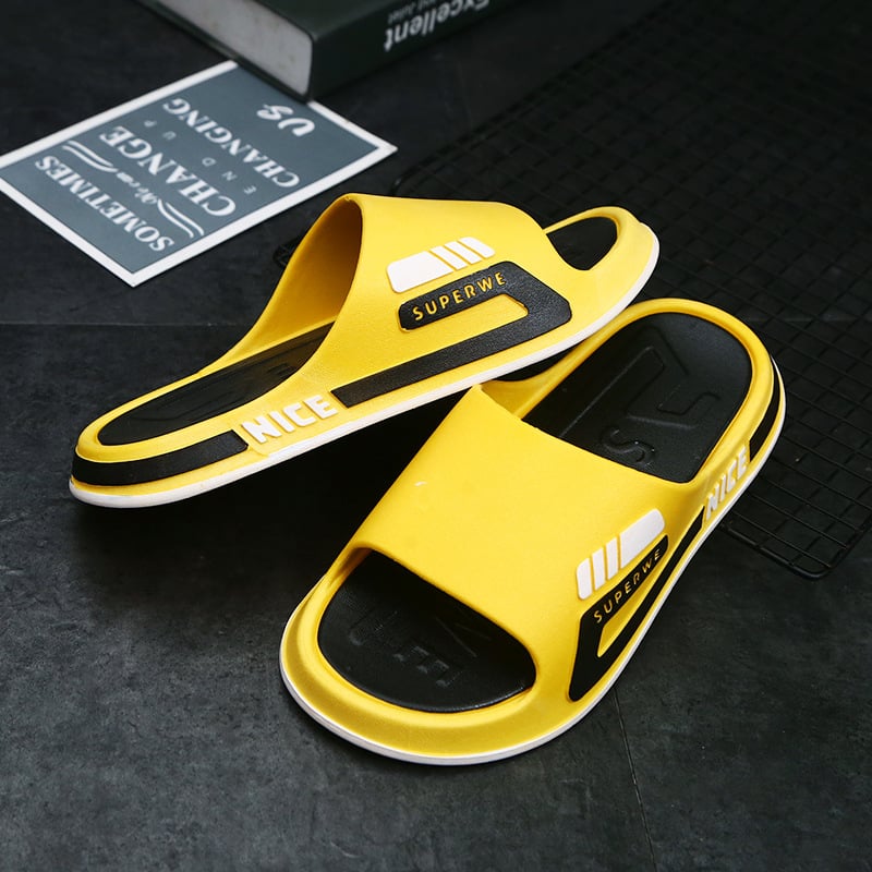 Vyrams skirti lauko šlepetės: PVC viršus, PVC padas, įpurškimo liejimo konstrukcija, 2024 vasara, Outdoor serija