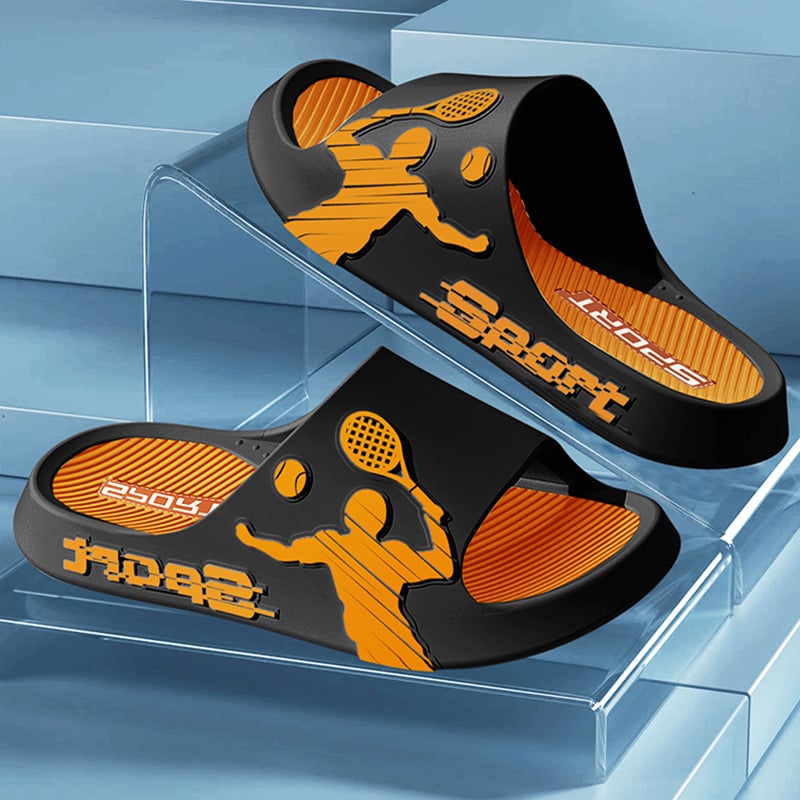 Vyrams skirti lauko šlepetės: PVC viršus, PVC padas, įpurškimo liejimo konstrukcija, 2024 vasara, Outdoor serija