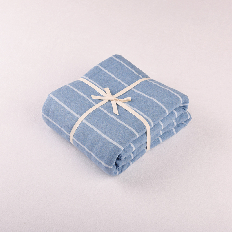 Patalynės užvalkalas iš 100% medvilnės su dryželiais, audinys 30s, dažymas Color Spinning, pritaikomas