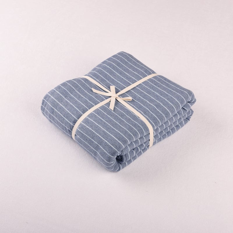 Patalynės užvalkalas iš 100% medvilnės su dryželiais, audinys 30s, dažymas Color Spinning, pritaikomas