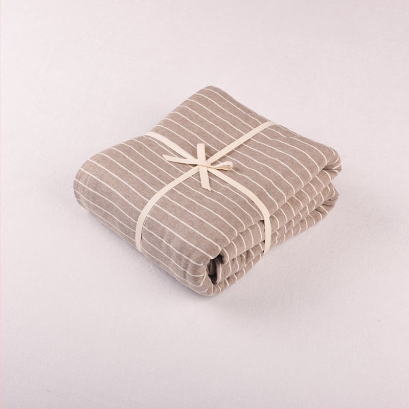 Patalynės užvalkalas iš 100% medvilnės su dryželiais, audinys 30s, dažymas Color Spinning, pritaikomas