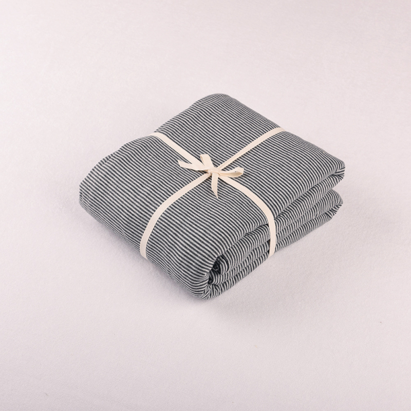 Patalynės užvalkalas iš 100% medvilnės su dryželiais, audinys 30s, dažymas Color Spinning, pritaikomas