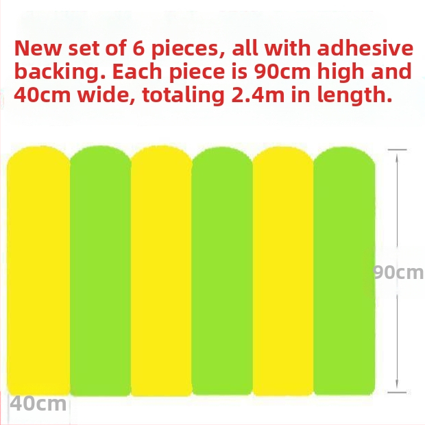Стилен стенен панел със стикер за детска стая - огнеустойчив, материал Xpe foaming, марка Unique, прост и модерен стил