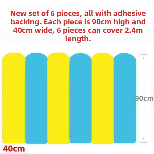 Стилен стенен панел със стикер за детска стая - огнеустойчив, материал Xpe foaming, марка Unique, прост и модерен стил