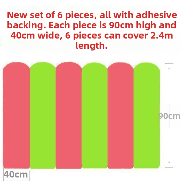 Стилен стенен панел със стикер за детска стая - огнеустойчив, материал Xpe foaming, марка Unique, прост и модерен стил