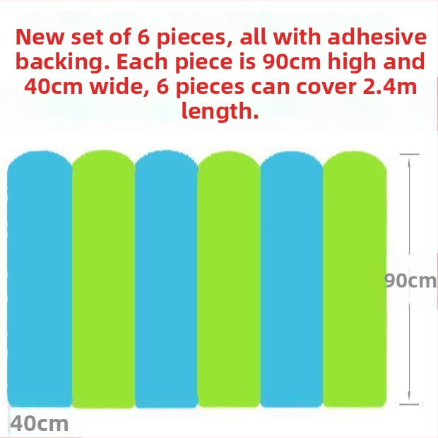 Стилен стенен панел със стикер за детска стая - огнеустойчив, материал Xpe foaming, марка Unique, прост и модерен стил
